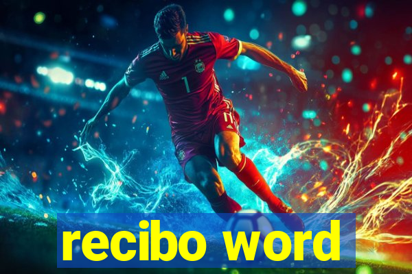 recibo word